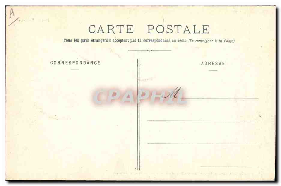 CPA Folklore Danses Sablaises  — Verso