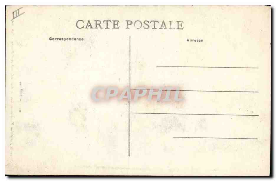 CPA Folklore Sablaise  — Verso