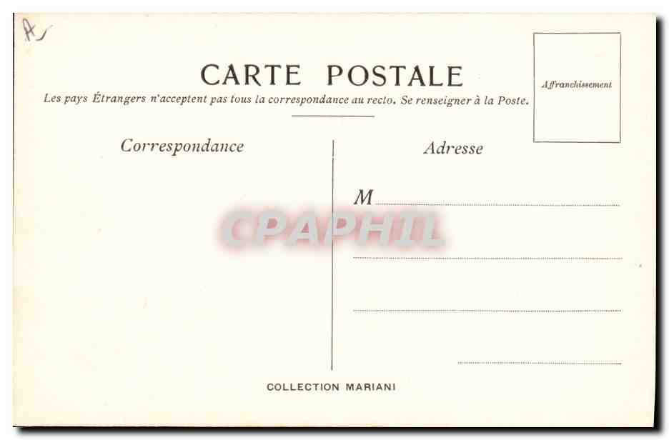 CPA Fantaisie Illustrateur Georges Cain Album Mariani  — Rückseite