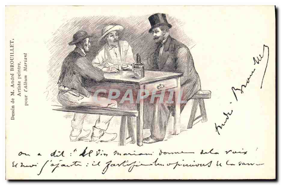 CPA Fantaisie Illustrateur Andre Brouillet Album Mariani 