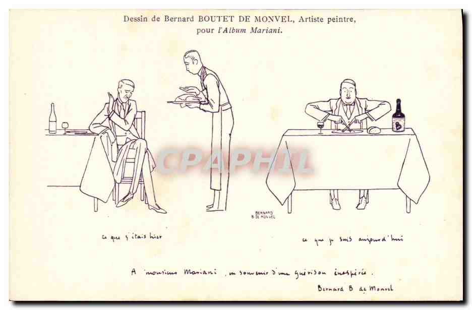 CPA Fantaisie Illustrateur Bertrand Boutet de Monvel Album Mariani 