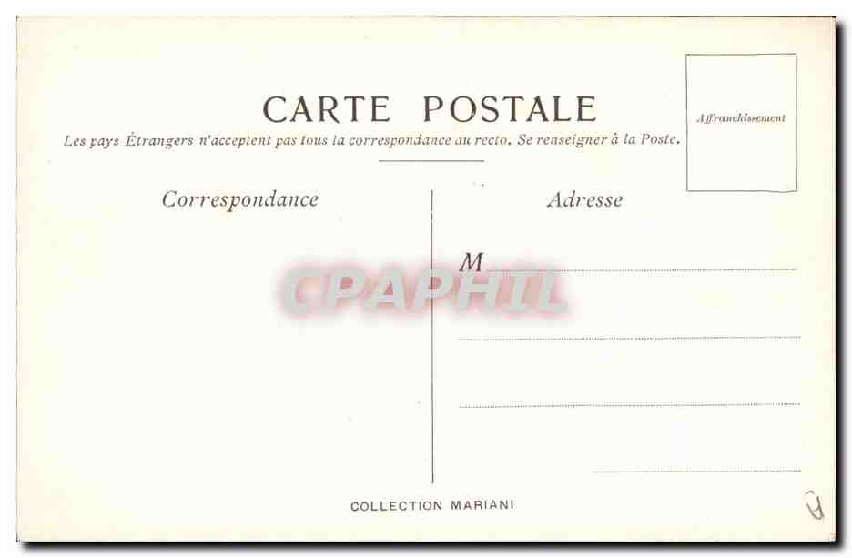 CPA Fantaisie Illustrateur Moncel Album Mariani  — Verso