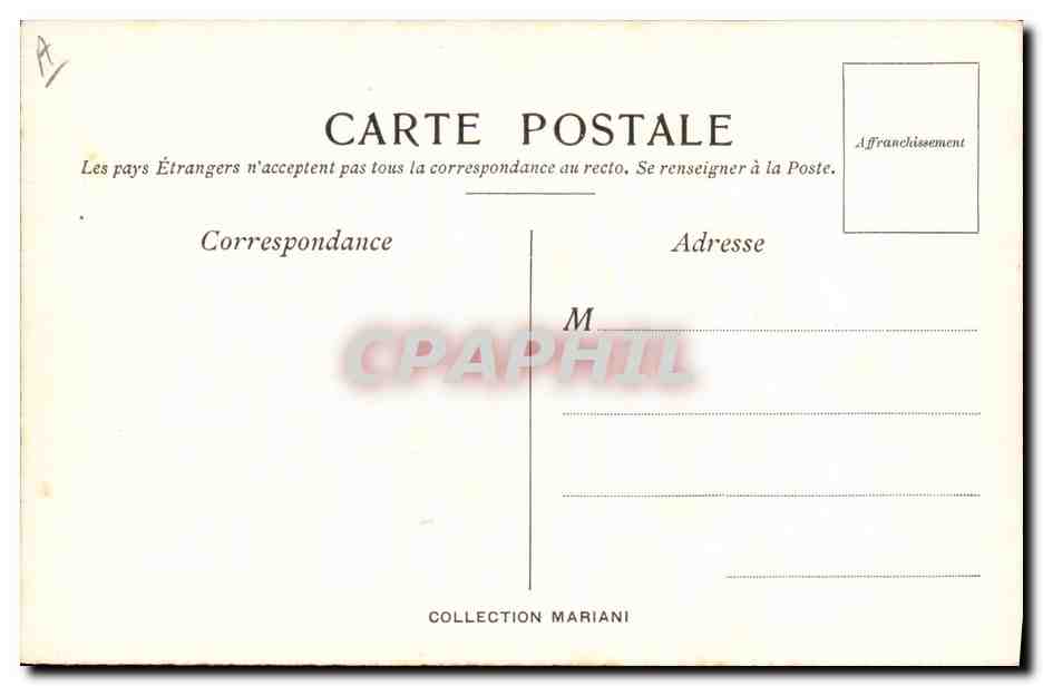 CPA Fantaisie Illustrateur Toudouze Album Mariani  — Rückseite