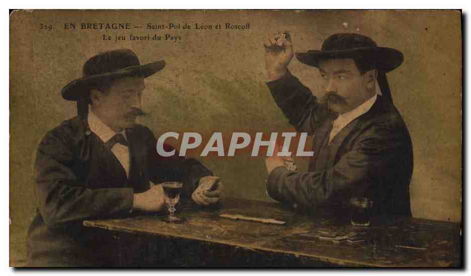 CPA En Bretagne Saint Pol de Leon et Roscoff Le jeu favori du pays 