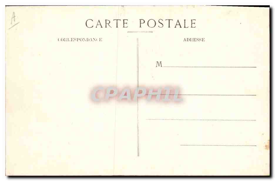 CPA Lecon de Truc Folklore  — Rückseite