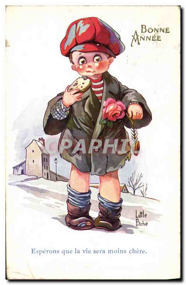 CPA Fantaisie Illustrateur Enfant Little Pitche 