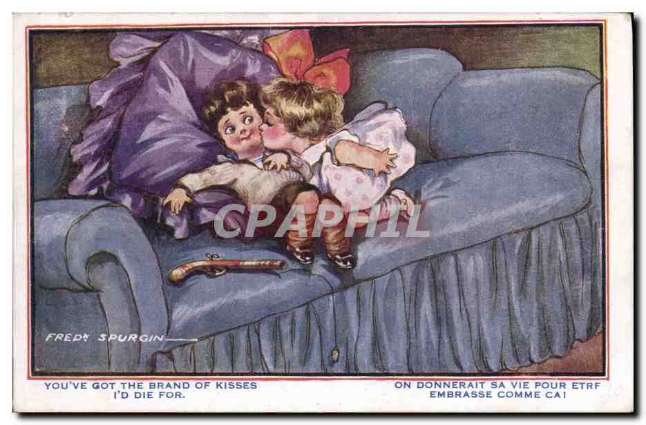 CPA Fantaisie Illustrateur Enfants Fred Spurgin 