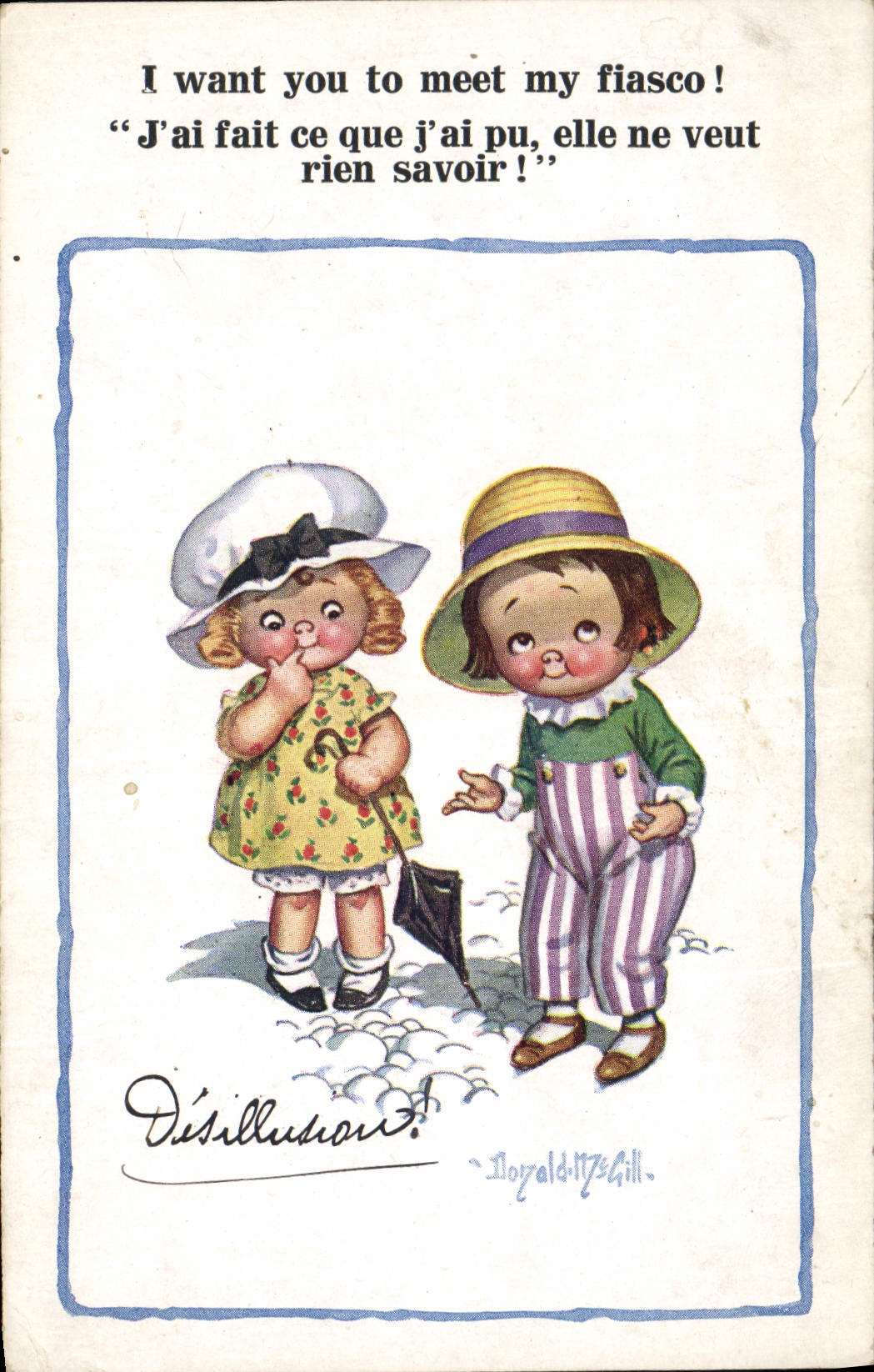 CPA Fantaisie Illustrateur Donald Mc Gill Enfants 