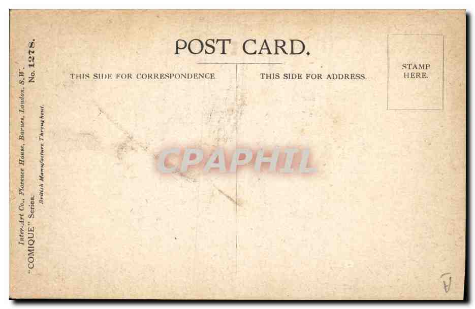 CPA Fantaisie Illustrateur Donald Mc Gill Enfant Militaria  — Verso