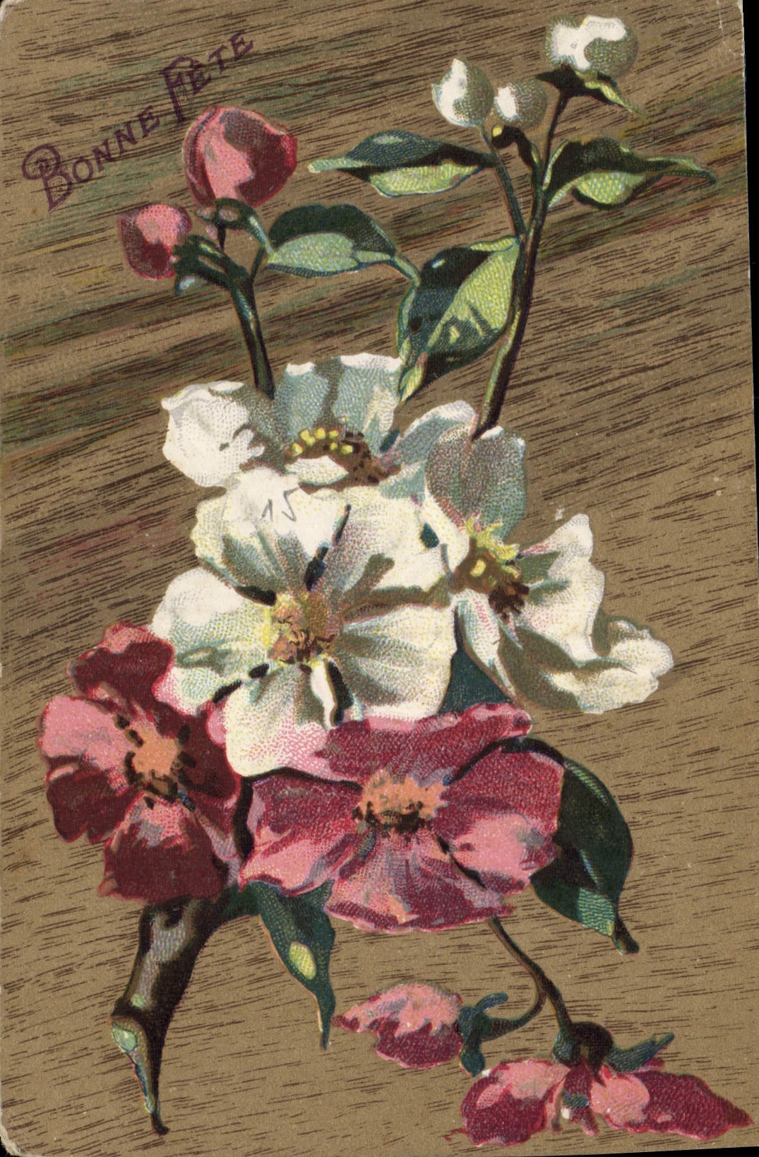 CPA Fantaisie Fleurs 