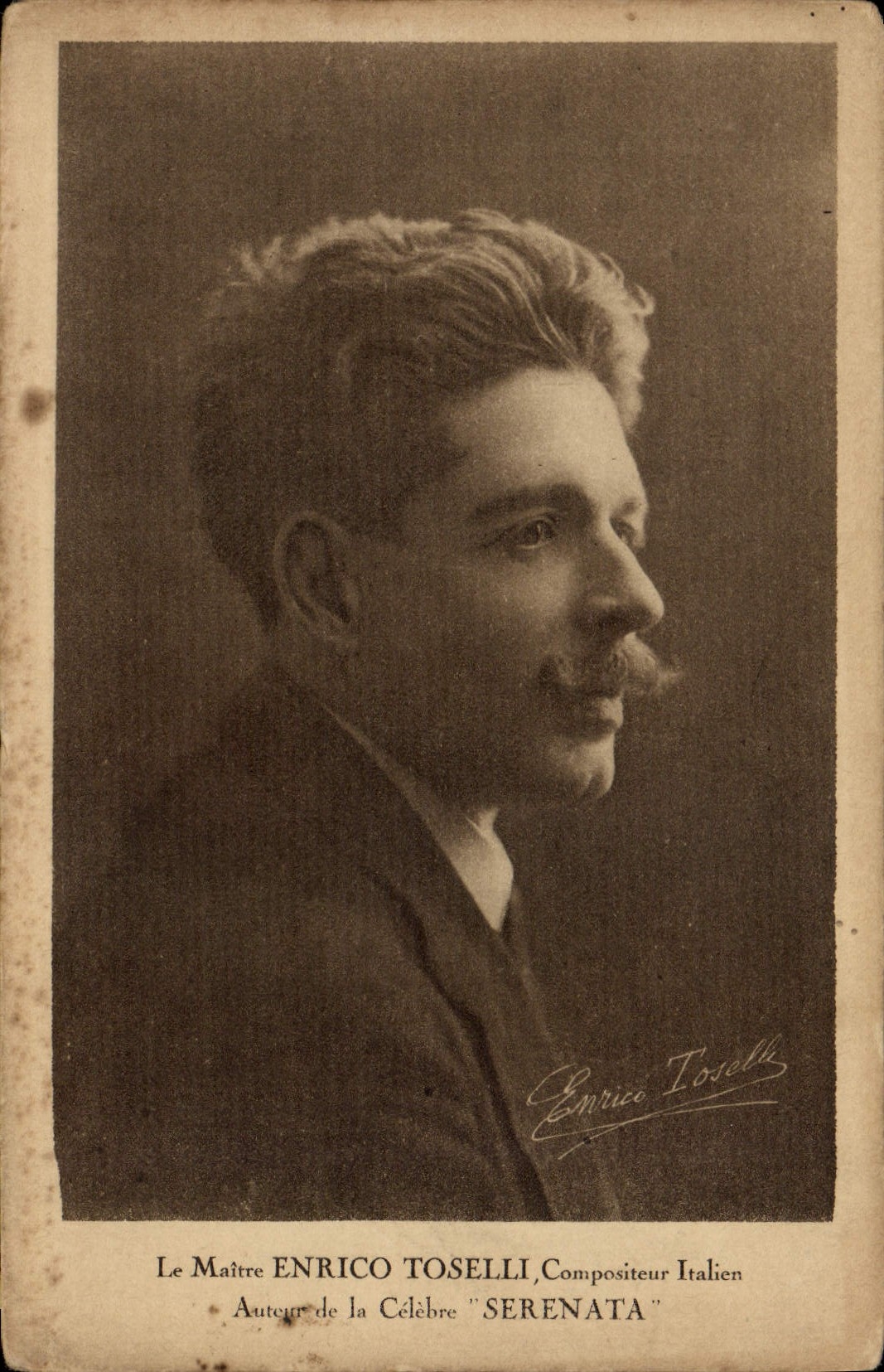 Enrico Toselli — Compositeur italien, auteur de la célèbre 'Serenata' — Éditions Vox