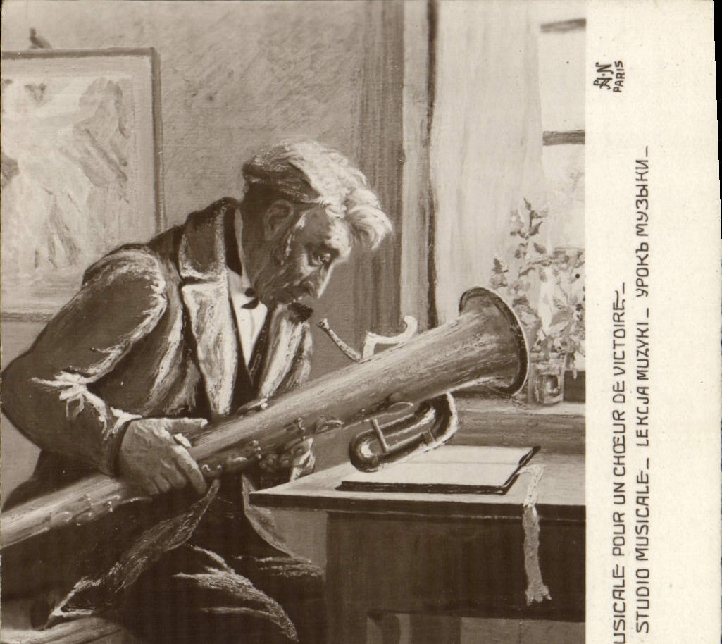 CPA Salon de Paris De Jeanson Etude musicale pour un choeur de victoire Saxophone 