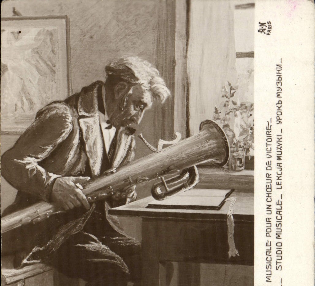 CPA Salon de Paris De Jeanson Etude musicale pour un choeur de victoire Saxophone 
