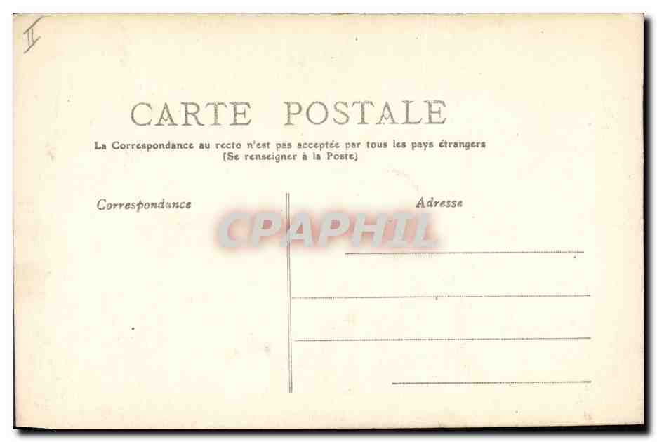 CPA Cochon Porc Ange  — Rückseite