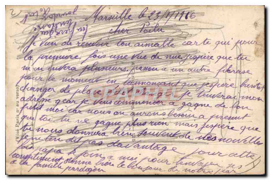 CPA Militaria Chasseurs alpins Femme  — Verso