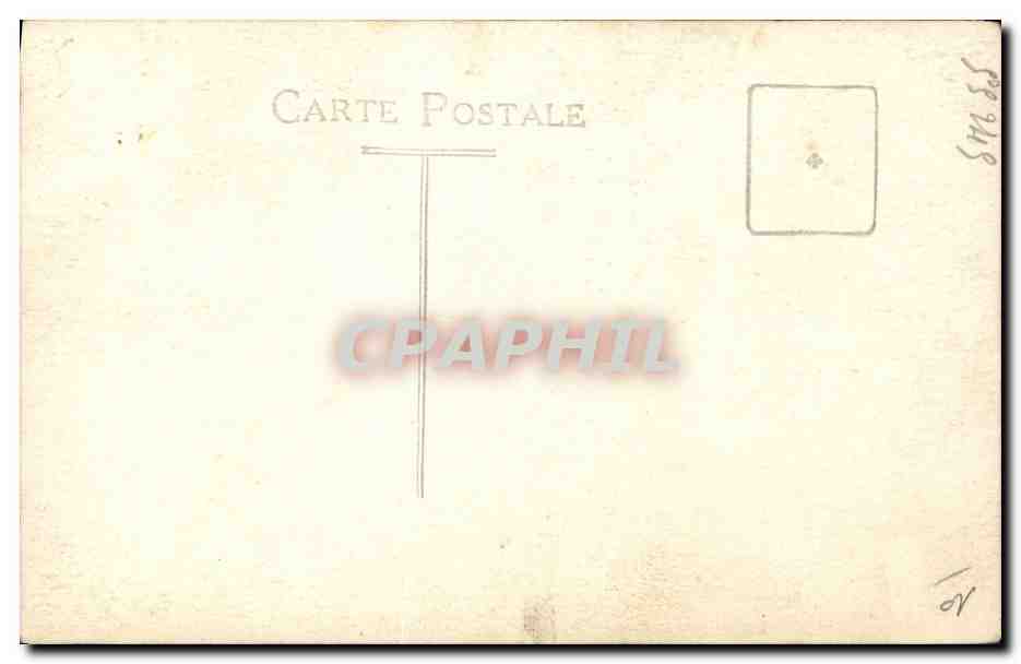 CARTE PHOTO Militaria Chasseurs alpins (n°24 sur le col)  — Verso
