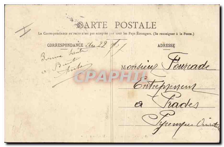 CPA Militaria Chasseurs alpins Marches d'hiver — Rückseite