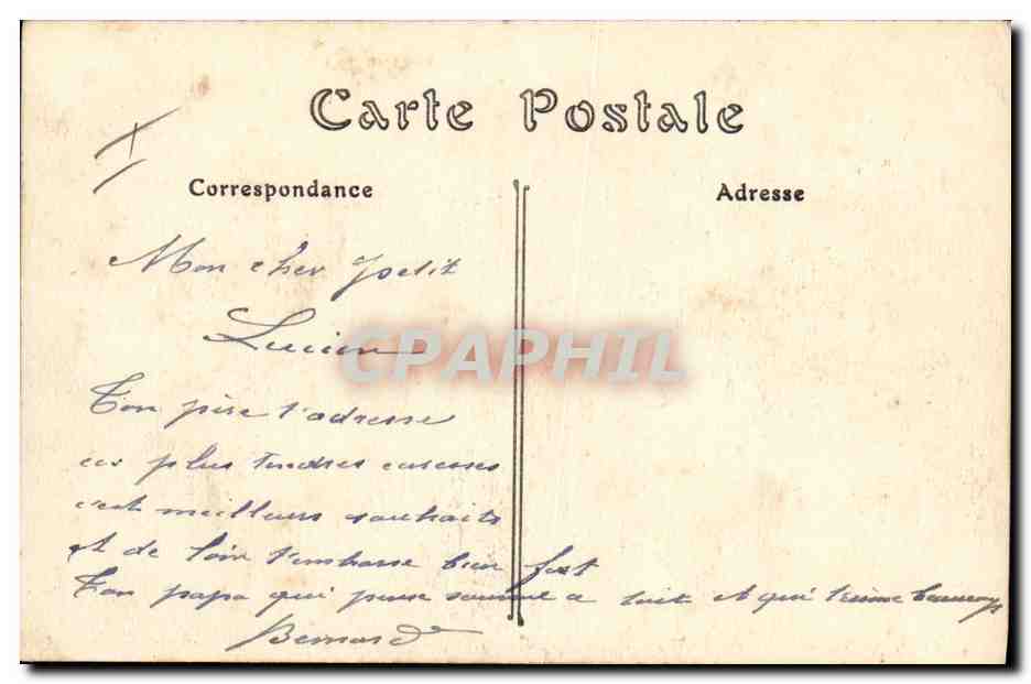 CPA Militaria Chasseurs alpins  — Rückseite