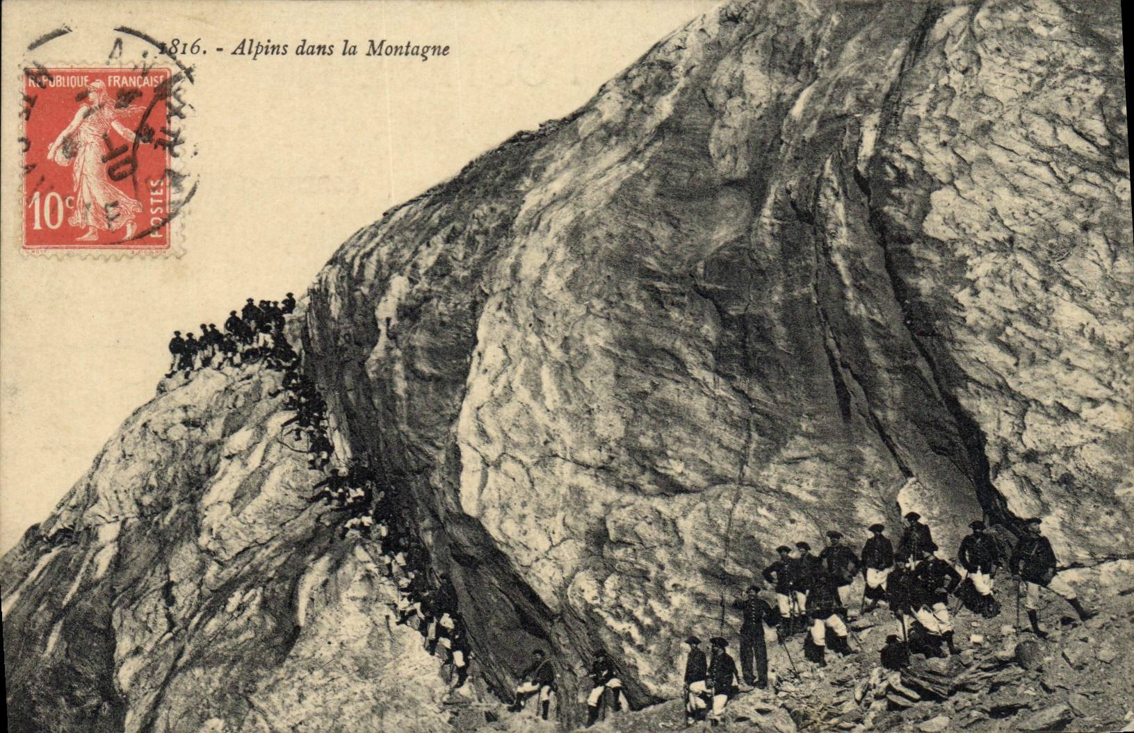 Alpins dans la Montagne — 1816 — Éditeur non visible