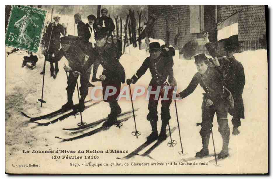 La Día Invernal del Ballon d'Alsace — 20 de Febrero de 1910 — A. Cardot, Belfart