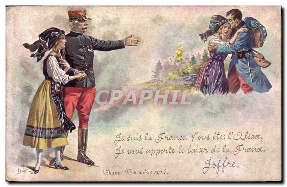 CPA Militaria Joffre Alsace