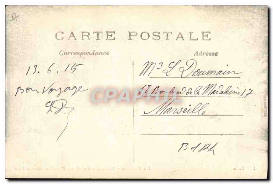 CPA Militaria Senlis Entree des Prussiens — Rückseite