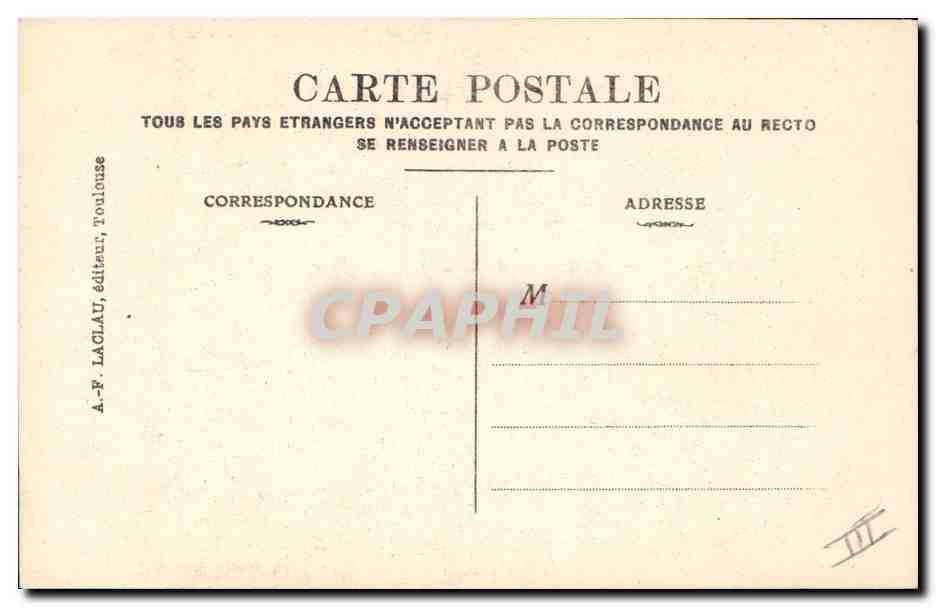 CPA Militaria Deroulede Lazare Alsace — Rückseite