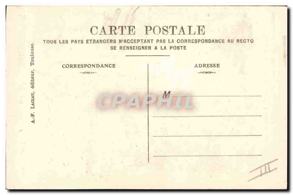 CPA Militaria La defroque — Verso