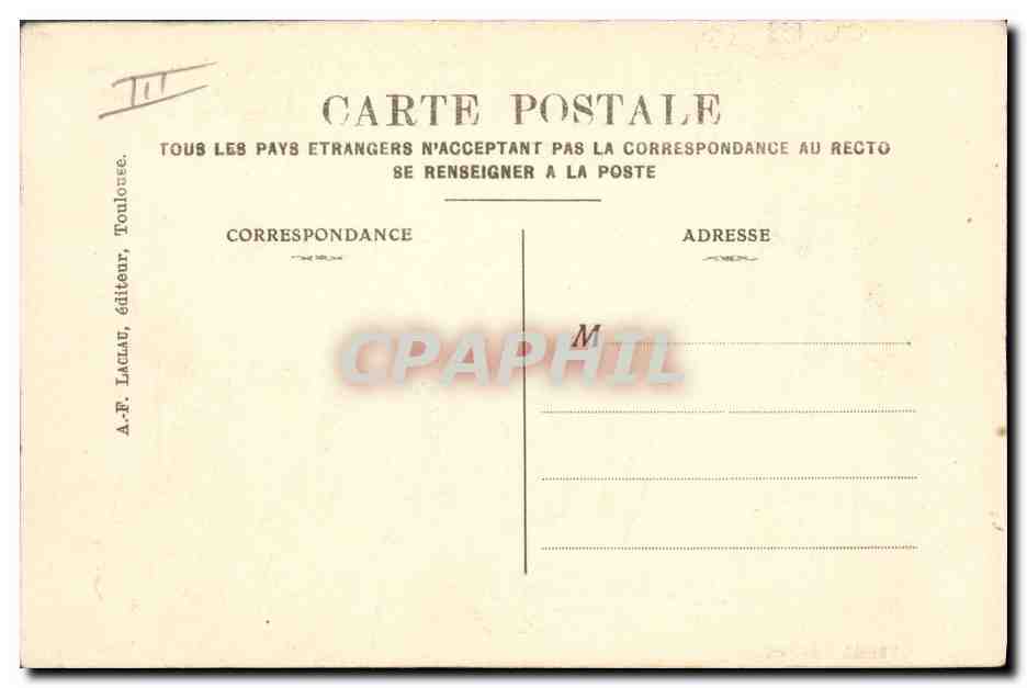 CPA Militaria Petits heros Grands laches — Verso