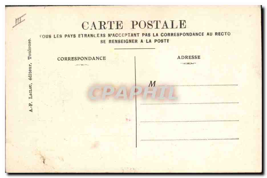 CPA Militaria Les maitres chanteurs — Verso