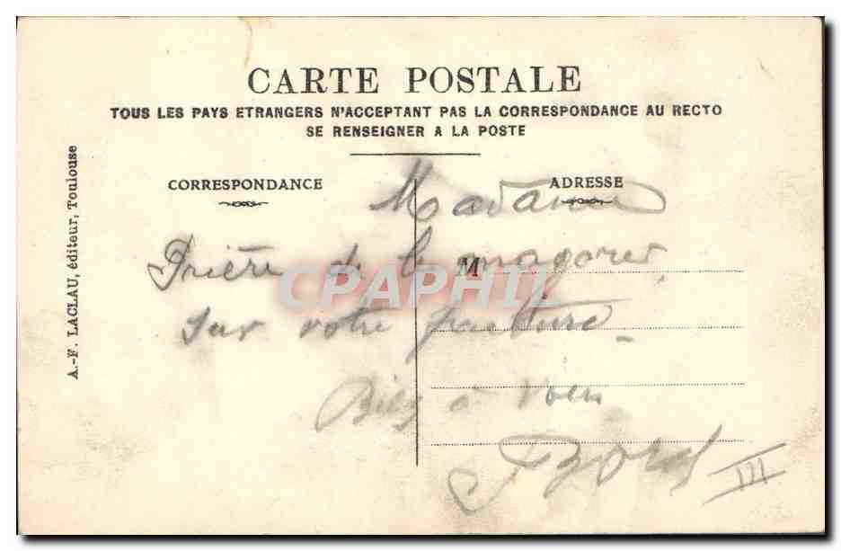 CPA Militaria Reglement de comptes  — Verso