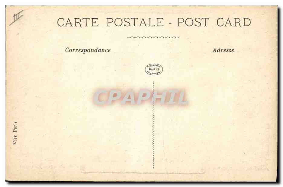 CPA Militaria Le ravitaillement Au front  — Verso