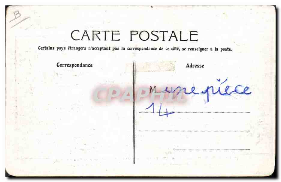 CPA Theatre Theatre des Bouffes Parisiens Operette de Xxanrof Chancel  — Verso