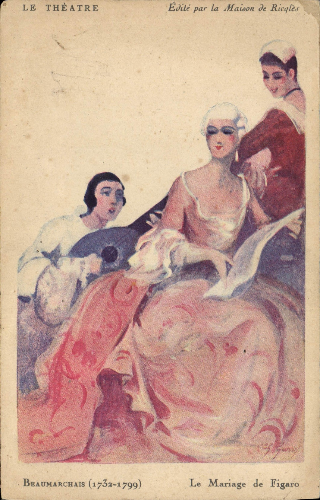 CPA Theatre Beaumarchais le mariage de Figaro 