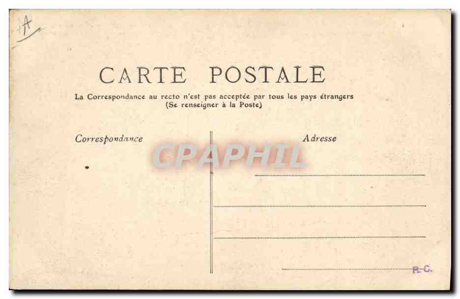 CPA Theatre Armide Drame de Quinault Gluck Beziers 1904  — Verso