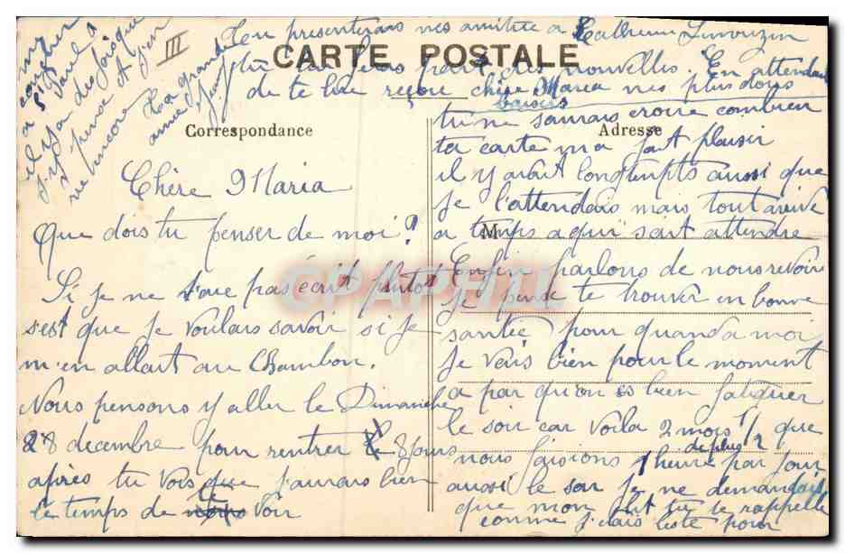 CPA Theatre La fille de Roland au patronage de filles de Renage  — Rückseite