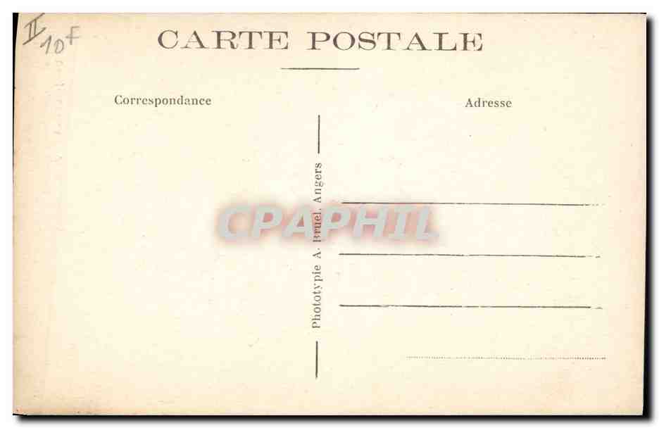 CPA Folklore Les Sables d'Olonne Une jolie Sablaise — Rückseite