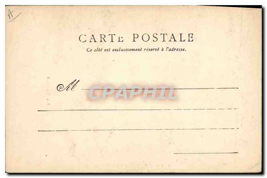 CPA Folklore Sablaises — Verso