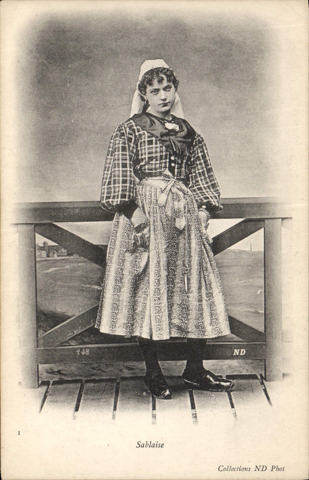 CPA Folklore Sablaise