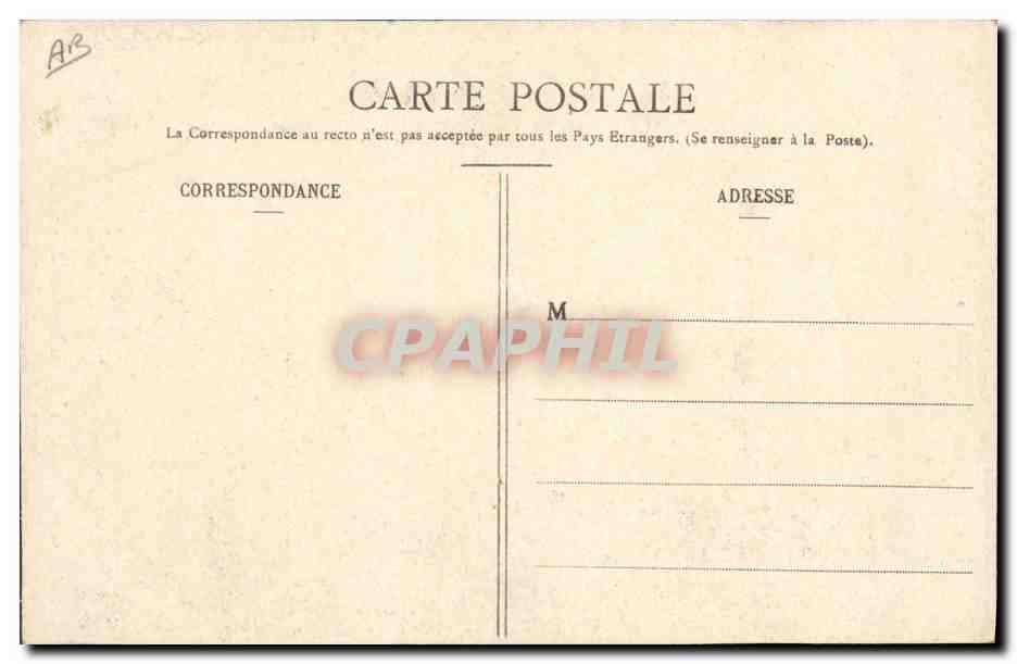 CPA Folklore Sablaises — Verso