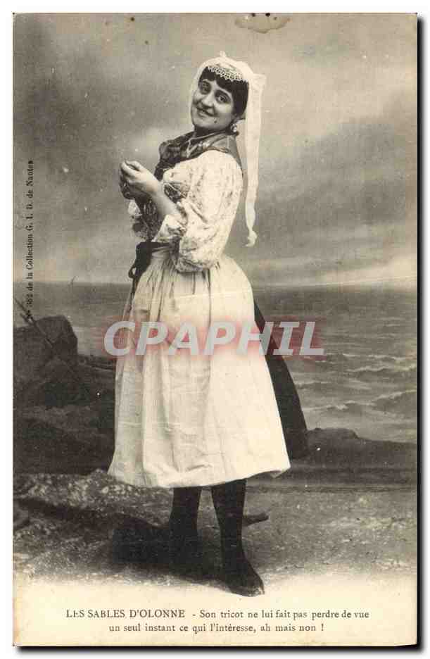CPA Folklore Les Sables d'Olonne 