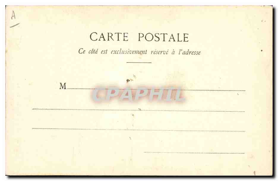 CPA Folklore Les Sables d'Olonne  — Verso