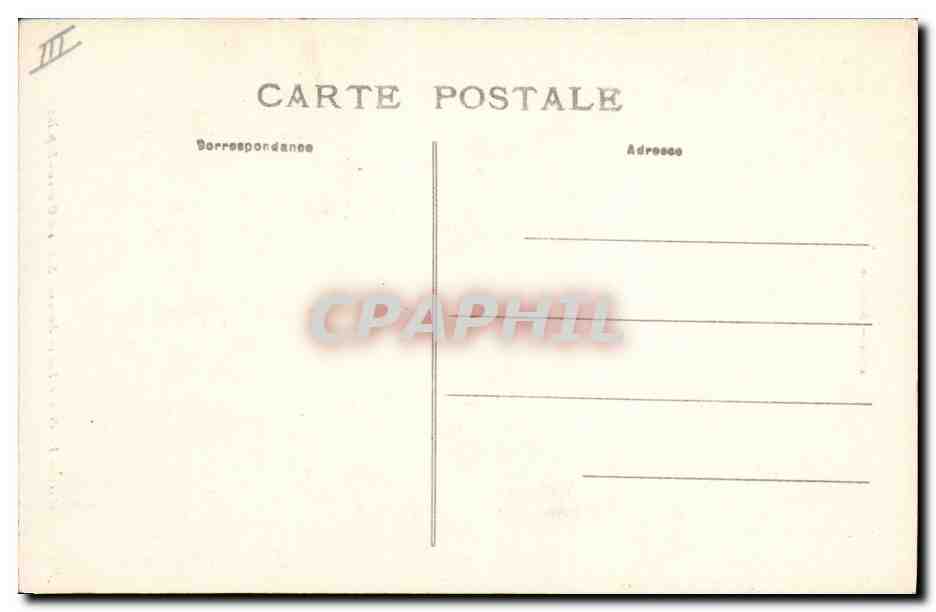 CPA Folklore Sablaise — Verso