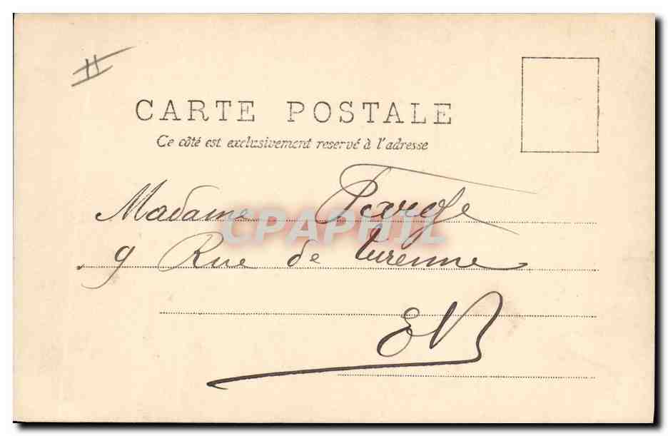 CPA Enfants Jouons au cheval  — Rückseite