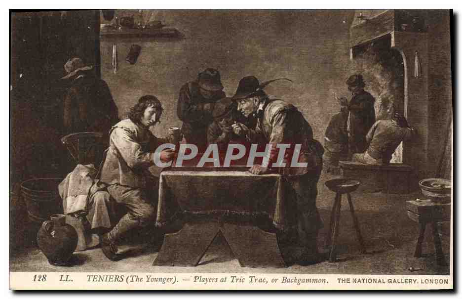 CPA Teniers The younger Players at Tric Trac or Backgammon The National Gallery London 