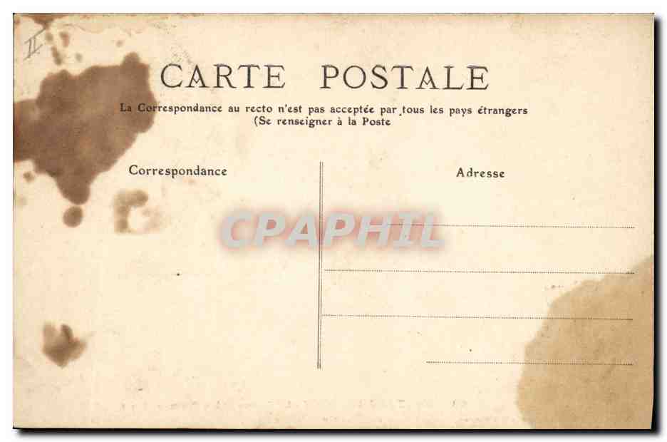 CPA Chateau Thierry La Marne et les promenades Enfants  — Rückseite