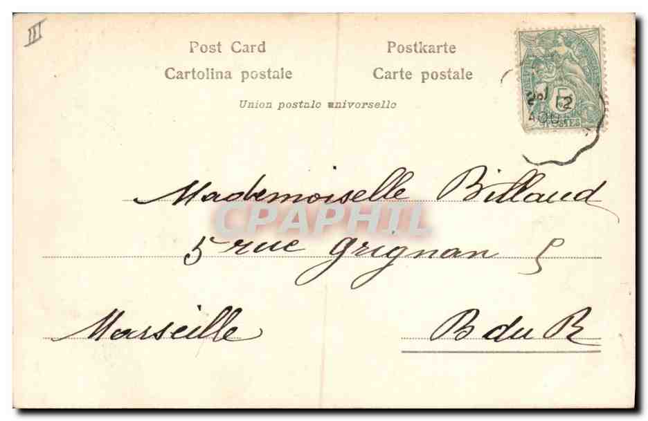 CPA Enfant Enfance joyeuse Tricycle  — Rückseite