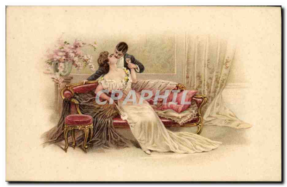 CPA Fantaisie Illustrateur Femme