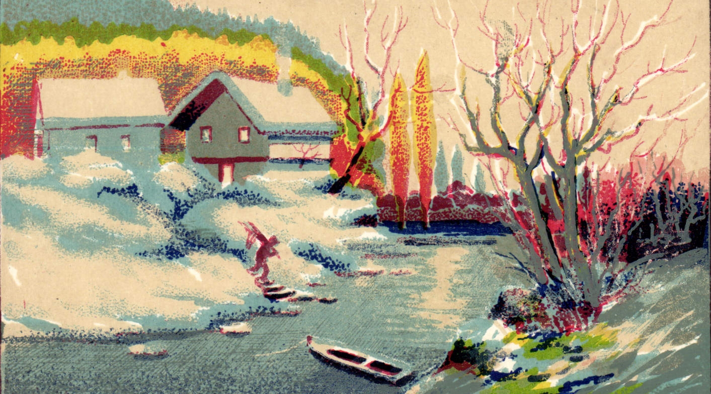 CPA Fantaisie Illustrateur carte postale lumineuse !