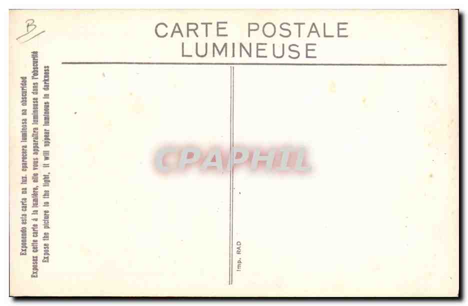 CPA Fantaisie Illustrateur carte postale lumineuse ! — Rückseite